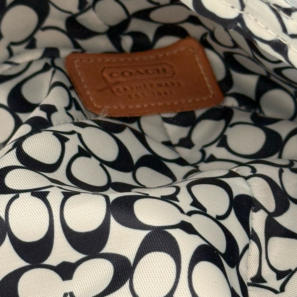 Coach Monogram Blue and White Bucket Hat - Picture 4 of 7